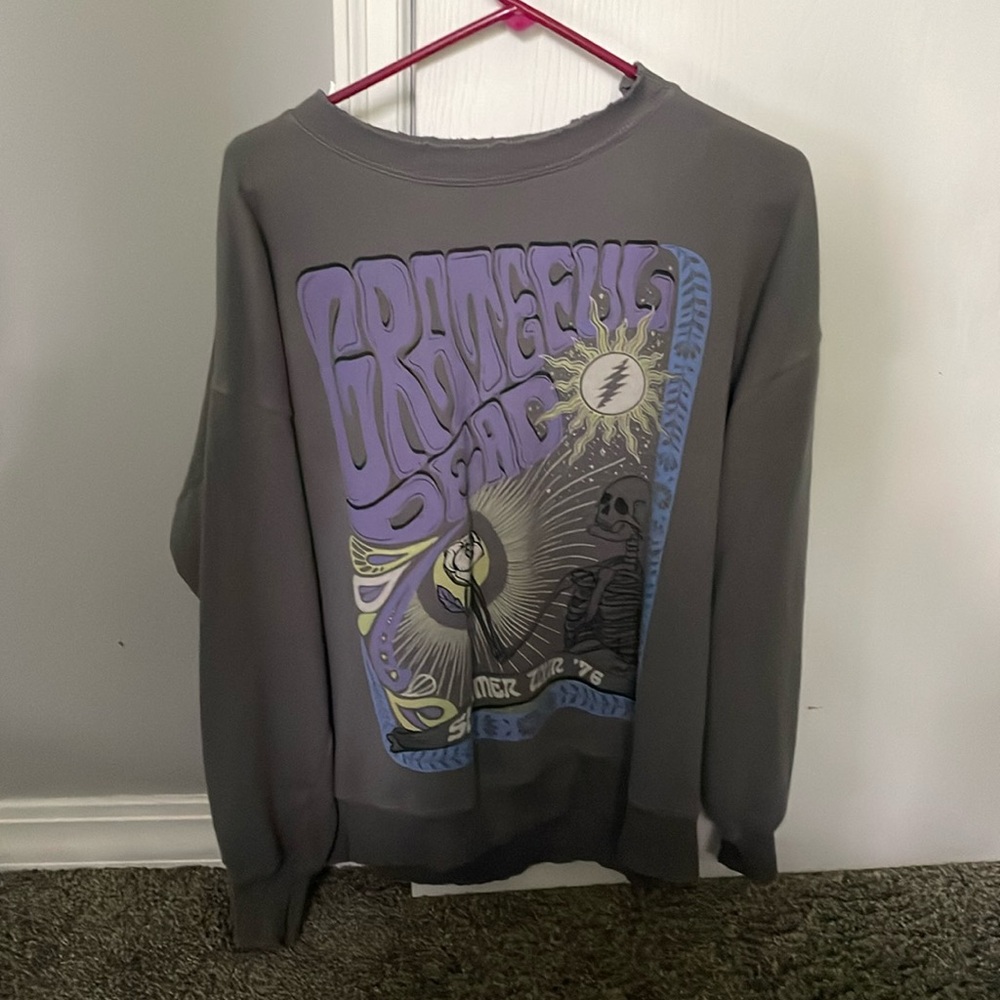 grateful dead rock band American eagle crewneck